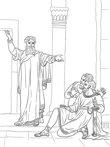 Jeremiah Warns The People Coloring Page